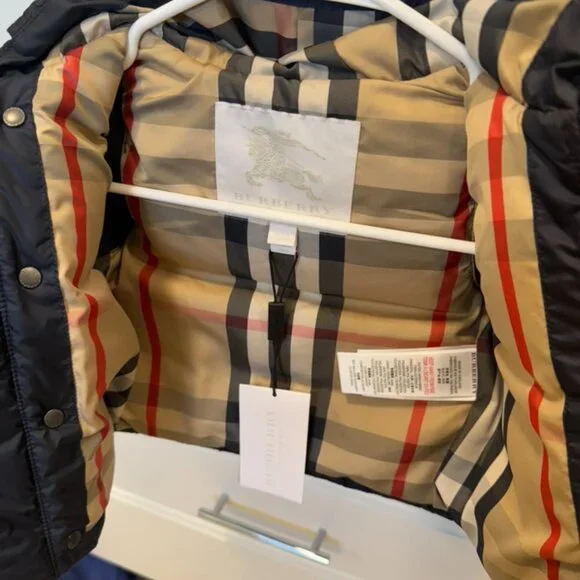 Boys Burberry Coat/Vest
